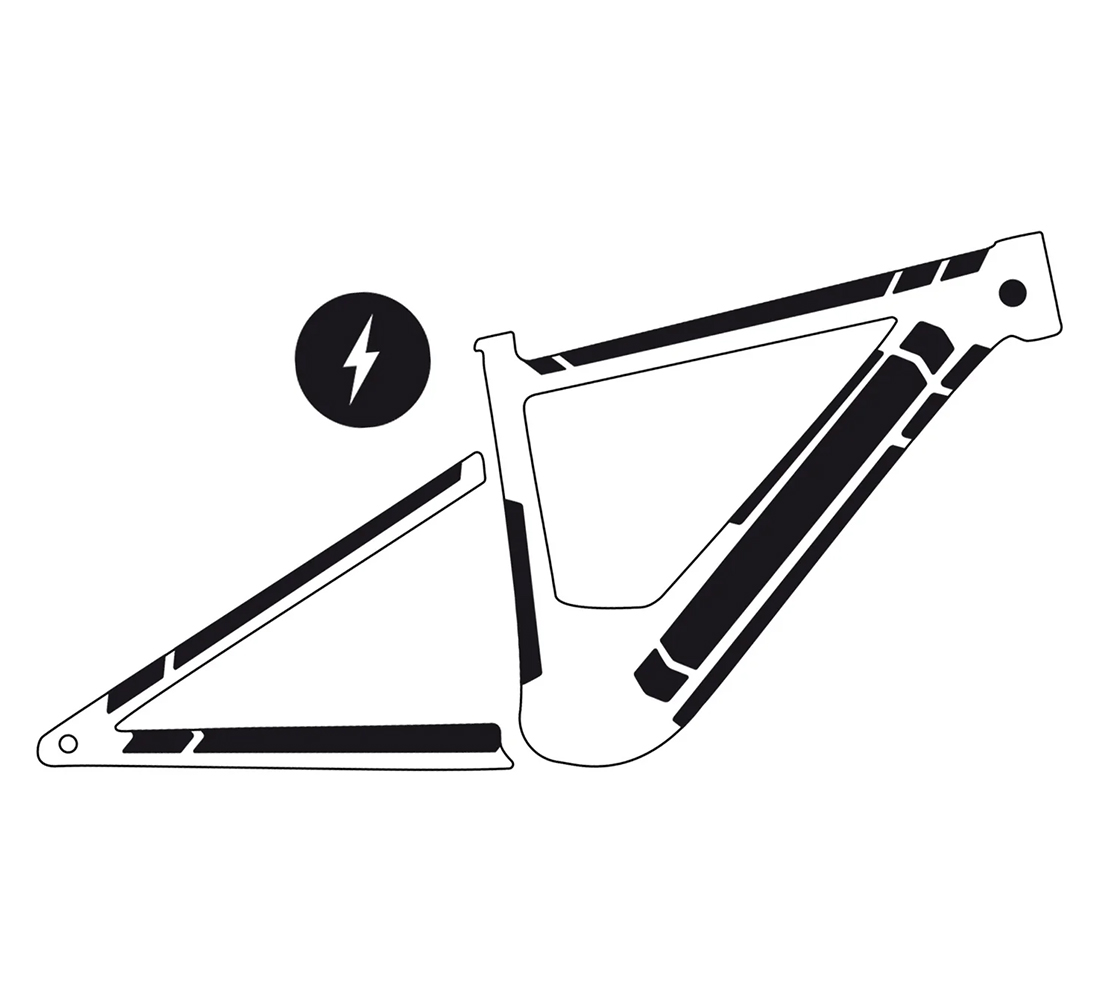 Frame Protection All Mountain Style E-Bike Total clear